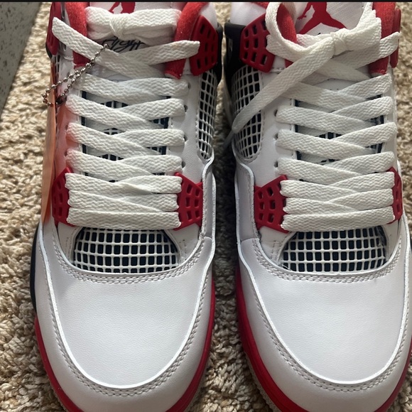Jordan retro 4 Fire Red Size 9 Brand new - Picture 4 of 9